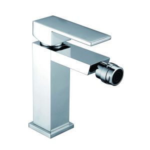 Torneira monocomando bidet cromada em latão e zama com cartucho cerâmico