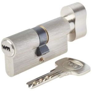 Cilindro de fechadura de botão - yale - yc1000+ - 30x30 mm - 6 pinos - aber