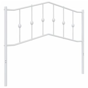 vidaXL cabeceira de metal branca 107 cm