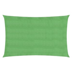 vidaXL toldo de vela hdpe verde claro 160 g/m² 3x6 m