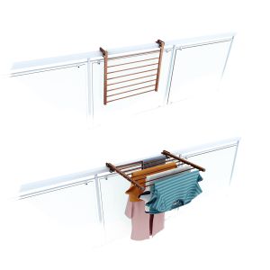 Estendal grande para exteriores 62 cm, foxydry duo corten