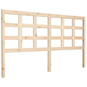 vidaXL cabecero de cama madera maciza de pino 165,5x4x100 cm