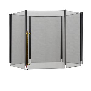 Rede de proteção para cama elástica ø305x180 cm pe e epe Homcom