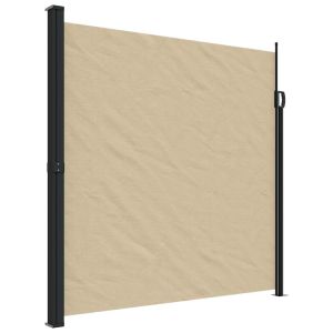 Toldo lateral retrátil 200x600 cm bege