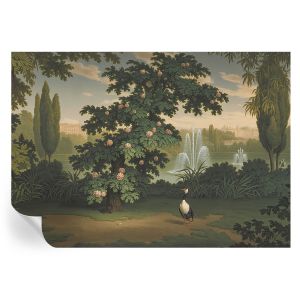 Papel parede adesivo jardim natural 208x146 tulup