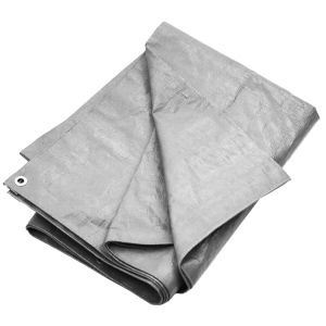 vidaXL lona hdpe gris 180 g/m² 3x5 m