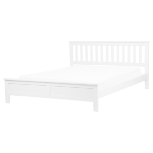 Cama madeira de pinho mayenne 160 x 200 cm branco