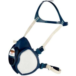 Meia máscara descartável com filtros integrados 4251 a1p2r phyto - 3m - 710