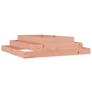 Jardinera de madera maciza de douglas 110x110x27 cm