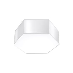 Lámpara de techo sunde 2 blanco cloruro de polivinilo 30.5x11.5x26.5cm