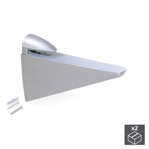 Suporte para prateleira de madeira/vidro halcón