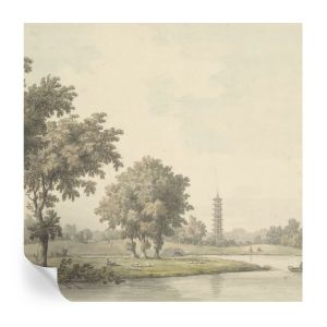 Papel de parede adesivo um parque tranquilo 250x250 tulup
