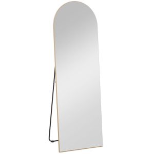Espelho de corpo inteiro 50x3,6x150 cm mdf, vidro color amarillo Homcom