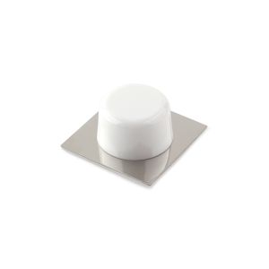 Rei | pack de 2 batentes de porta funcionais | plástico branco | 46x46x20