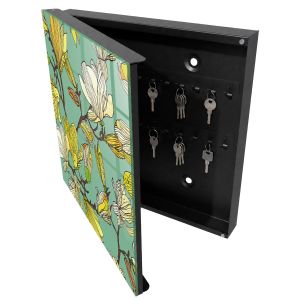 Caixa para chaves decorativa 30x30x5, abertura à esquerda tulup