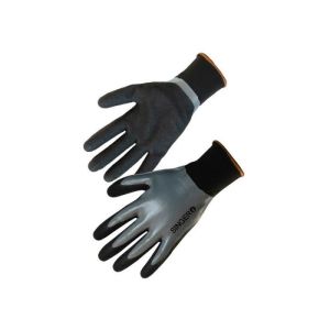 Guante de nailon singer recubierto de nitrilo - doble capa - talla 8 - grip