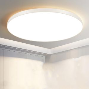 Nettlife conduziu a luz de teto 28cm 30w redonda ip44 lâmpada regulável do