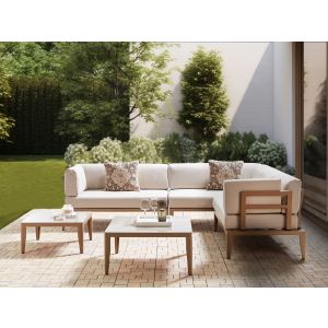 Conjunto lounge alumínio creme rima iii