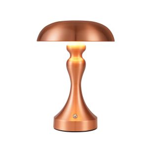 Nettlife candeeiro de mesa LED bronze 15.5x15.5