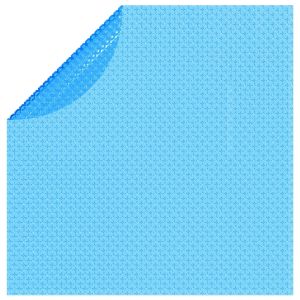 Película para piscina pe solar flutuante redondo 250 cm azul