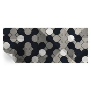 Papel de parede autocolante círculos geométricos 250x104 tulup