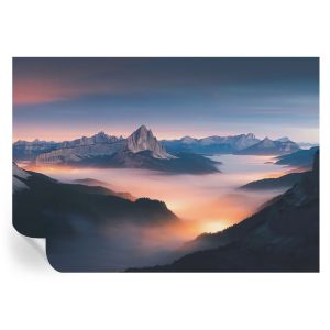 Papel parede adesivo o sol nascente 208x146 tulup