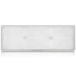 Cabeceros poseidón tapizado polipiel blanco 130x50 de sonnomattress