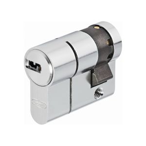 Fechadura de alta segurança meio cilindro 10/30 abus 5 chaves ref. D6ps
