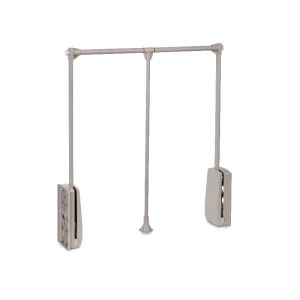 Emuca varão basculante para roupeiro hang, 830 - 1150, cinzento pedra