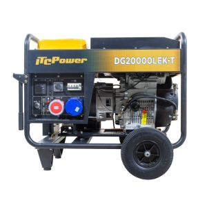 Dg20000lek-t generador diésel abierto full power 15kw / 20kva itcpower