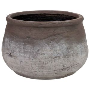 Vaso em fibra de vidro branco 45x45x30h cm