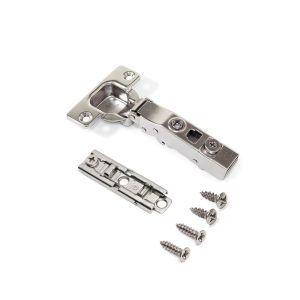 Kit de dobradiça recta x91 com fecho suave e calço reto