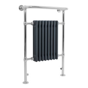 Radiador toalheiro tradicional – 950mm x 660mm – cinza antracite