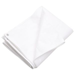 vidaXL lona hdpe blanco 260 g/m² 3x5 m