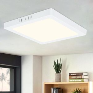 Nettlife LED luz de teto 4000k 18w branco 23cm ip44 banheiro lâmpada