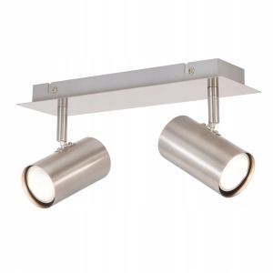 Nettlife luminária de teto prata gu10 27x16.5