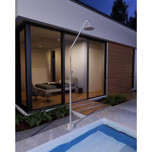Chuveiro para piscina alaska em aço inox | poolimex