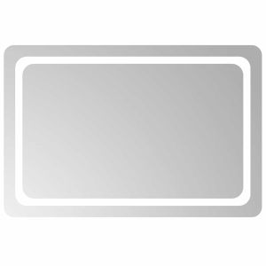 vidaXL espejo de baño con LED 90x60 cm