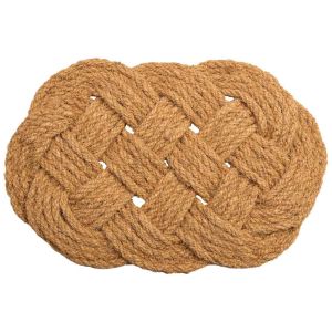 Capacho em fibra de coco marrom 60x40