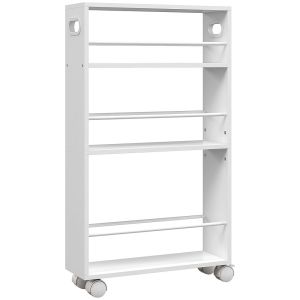 Estante de casa de banho 45x15x80 cm color blanco Homcom, casa - cozinha