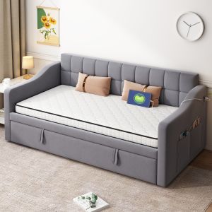 Colchão de molas 90x190cm ergonómico 10cm branco