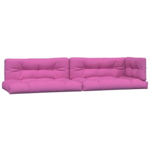 Almofadões p/ paletes 2 pcs tecido rosa