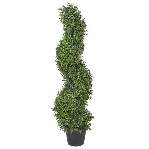 Planta artificial buxus spiral tree 98 cm verde