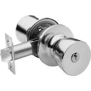 Fechadura tubular 3500/60-70 tesa cilindro exterior botão interior - cromad