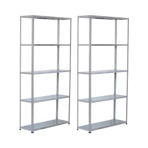 Pack 2 prateleiras modulares de metal steelsmart 200kg 180x30x90 cm 7house