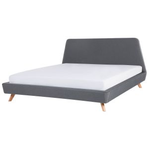 Cama tecido vienne 180 x 200 cm cinzento