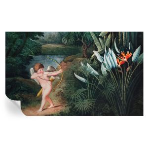 Papel de parede adesivo cupido adorável 416x254 tulup