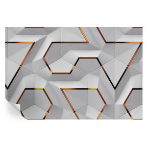 Papel de parede autocolante padrões tridimensionais 104x152 tulup