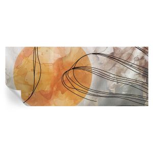 Papel de parede vinílico abstração harmoniosa 250x104 tulup