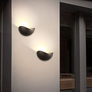Luminária de parede duplo 5 w 3000 k preto